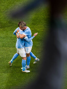 Malmö FFs Anders Christiansen och Jens Stryger Larsen