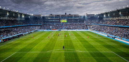 Generell vy över Eleda Stadion