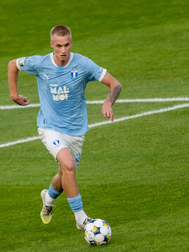 Malmö FFs Daniel Gudjohnsen