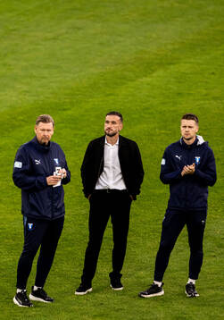 Malmö FFs assisterande tränare Peter Wettergren,