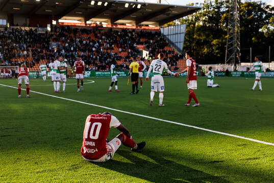 Sandvikens IFs Moonga Simba deppar