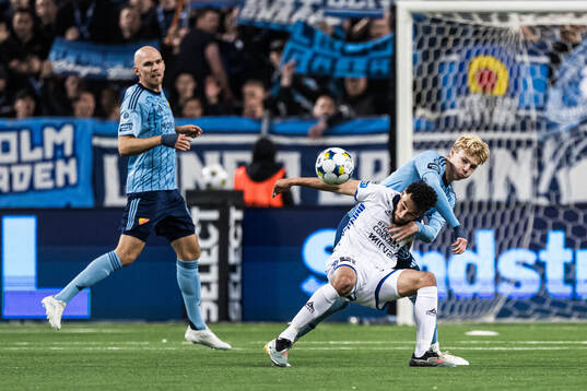 Sirius Joakim Persson och Djurgårdens Theo Bergvall
