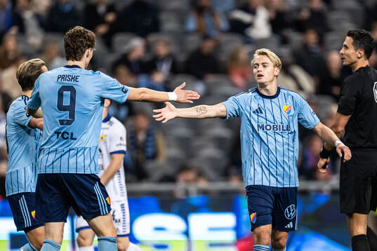 Djurgårdens August Priske Flyger och Oskar Fallenius