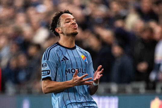 Djurgårdens Mikael Anderson deppar