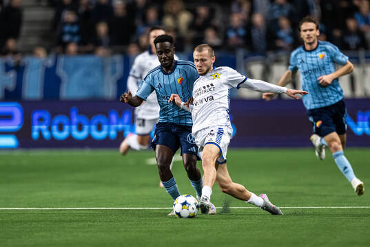 Djurgårdens Tokmac Nguen och Sirius Melker Heier