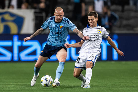 Djurgårdens Adam Ståhl och Sirius Leo Walta