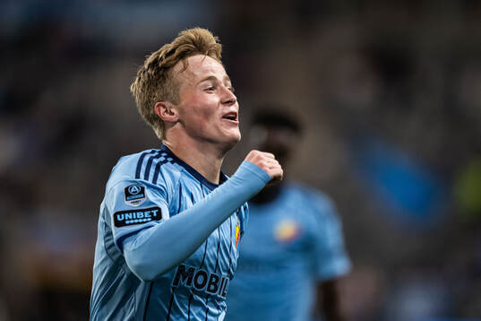Djurgårdens Bo Hegland jublar