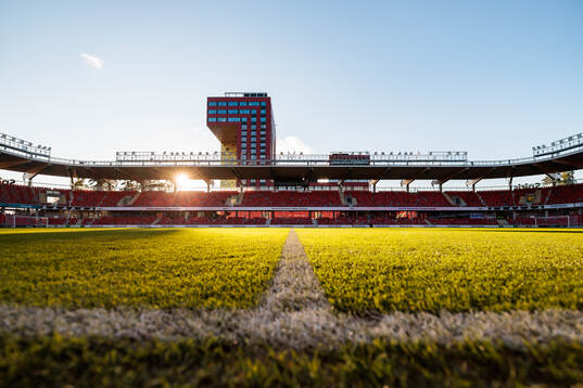 Interiör vy från Spiris arena