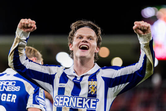 IFK Göteborgs Kolbeinn Thordarson jublar