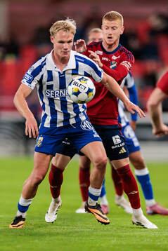 IFK Göteborgs Max Fenger och Östers Daniel Ask