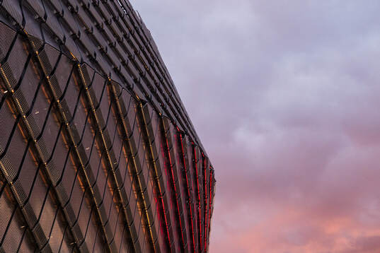 Fasad på 3Arena