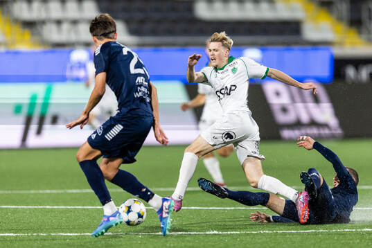 Brages Gustav Nordh och Utsiktens Arian Kabashi