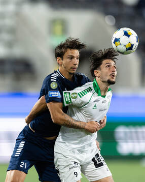 Utsiktens Kevin Rodeblad Lowe och Brages Filip Trpcevski