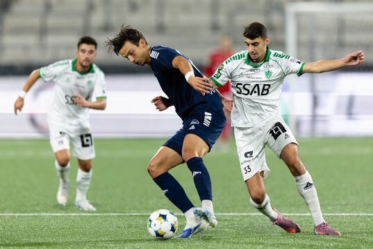 Utsiktens Kevin Rodeblad Lowe och Brages Amar Muhsin