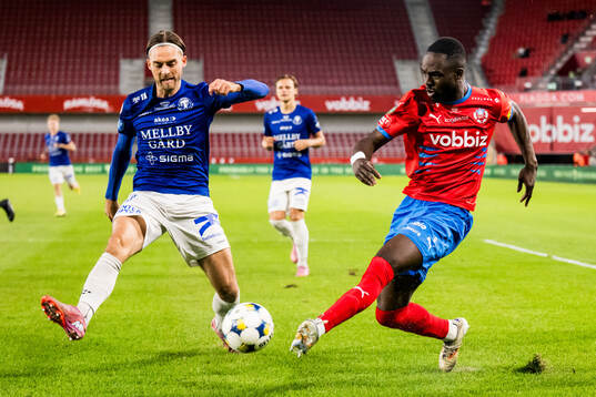 Trelleborgs Felix Hörberg och Helsingborgs Adam Akimey