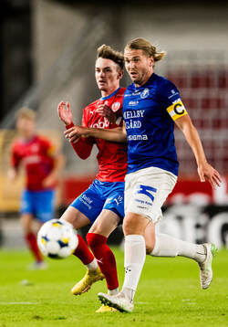Helsingborgs Alexander Johansson och Trelleborgs Charlie
