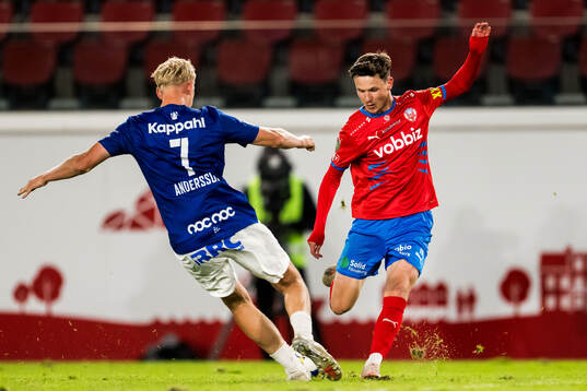 Trelleborgs Jakob Andersson och Helsingborgs Max Svensson