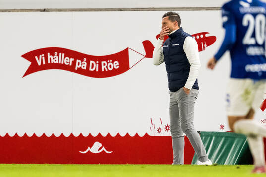 Trelleborgs tränare Kristian Haynes deppar