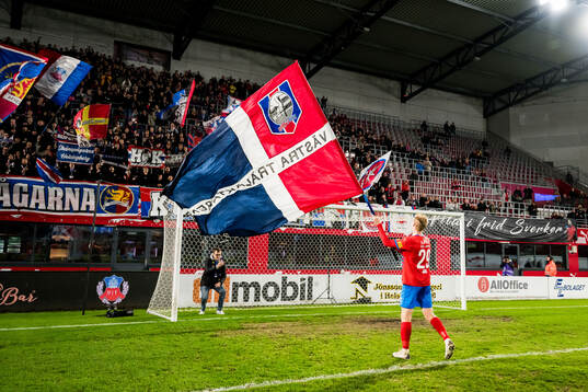 Helsingborgs Oscar Aga jublar