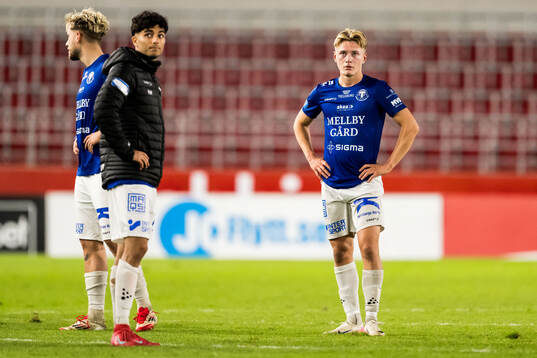 Trelleborgs Oskar Ruuska deppar