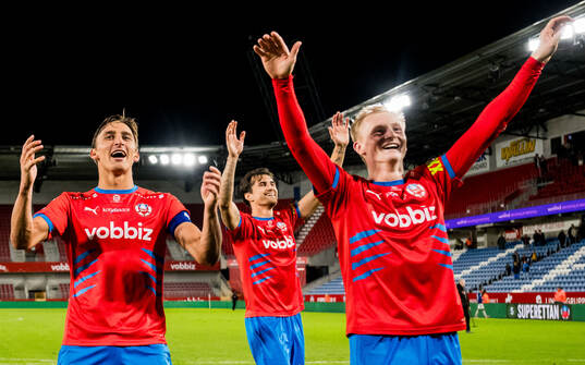 Helsingborgs Wilhelm Nilsson, Wilhelm Loeper och Oscar Aga