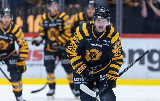 Skellefteås Mikkel Aagaard jublar
