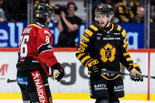 Luleås Mathias Bromé och Skellefteås Mikkel Aagaard