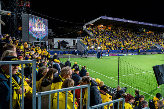 Spectators in the stands