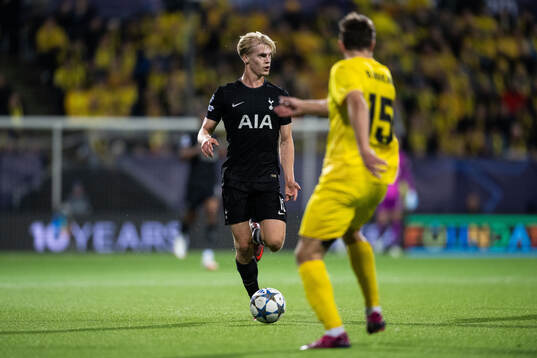 Lucas Bergvall of Tottenham Hotspur