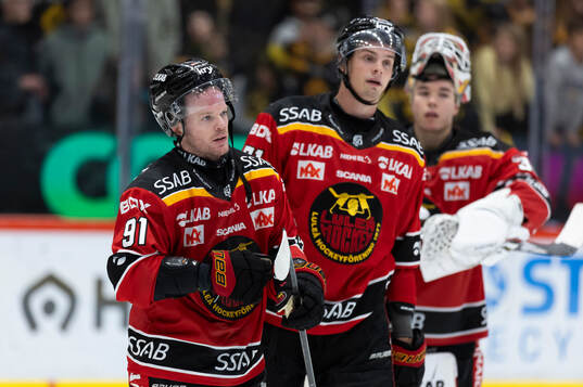 Luleås Brian O'Neill, Markus Nurmi och målvakt Matteus