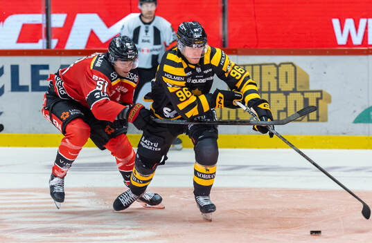 Luleås Markus Nurmi och Skellefteås Rickard Hugg