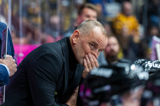 Luleås tränare Thomas Berglund deppar