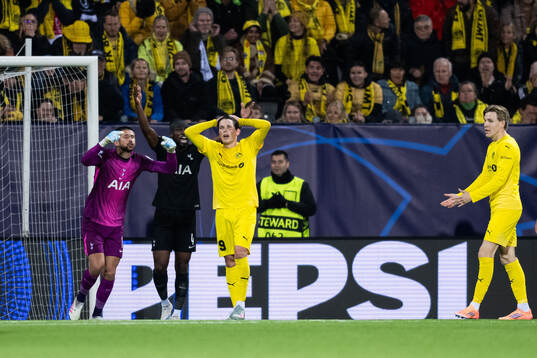 Sondre Brunstad Fet of Bodø/Glimt looks dejected