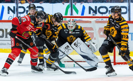 Luleås Kasper Kotkansalo mot Skellefteås Lars Bryggman
