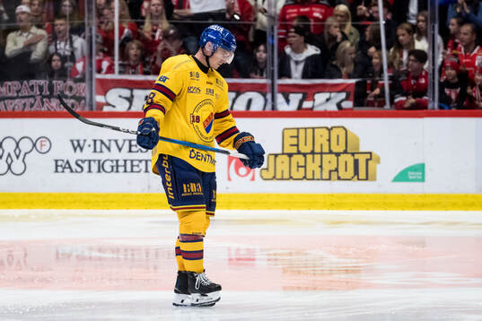 Djurgårdens Gustav Lindström deppar