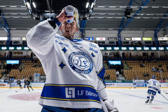 Leksands målvakt Marcus Gidlöf