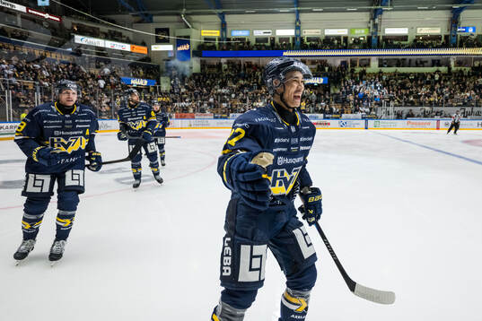 HV71s Jonathan Ang jublar