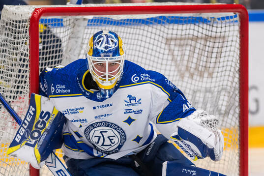 Leksands målvakt Marcus Gidlöf