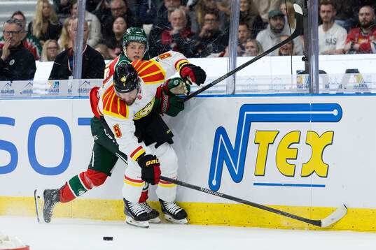 Frölundas Ivar Stenberg och Brynäs Michal Kempny