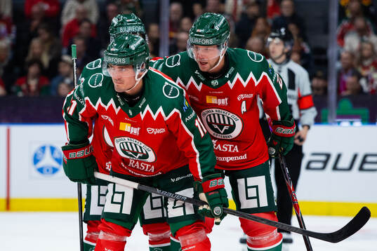 Frölundas Max Lindholm och Christian Folin