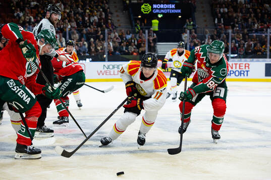 Brynäs Michal Svrcek och Frölundas Erik Thorell