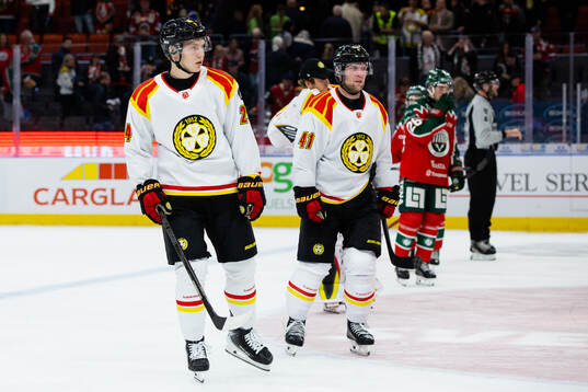 Brynäs Aron Dahlqvist och Greg Scott deppar