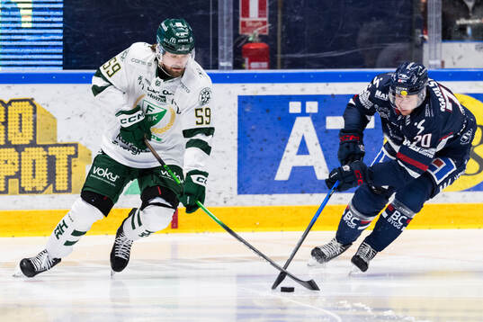 Färjestads Linus Johansson och Linköpings Fredrik