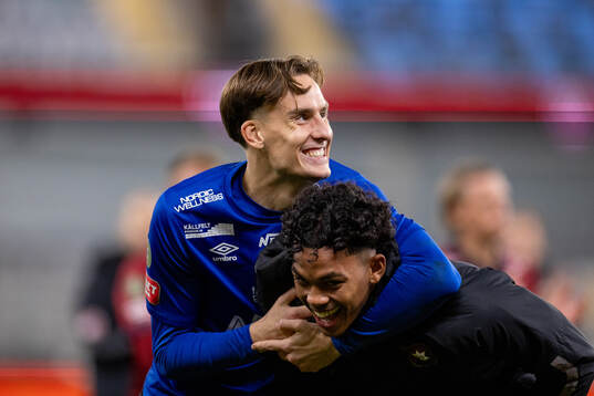 Örgrytes Hampus Gustafsson jublar