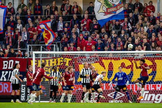 under fotbollsmatchen i Superettan mellan Örgryte och