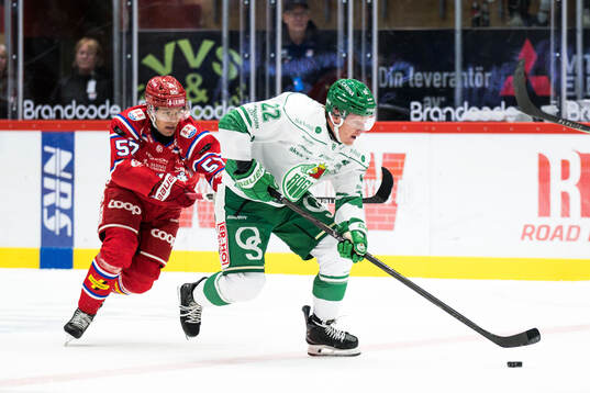 Timrås Anton Wedin och Rögles Fredrik Olofsson