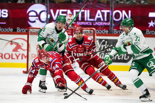 Timrås Sebastian Hartmann och Rögles Gregor Biber
