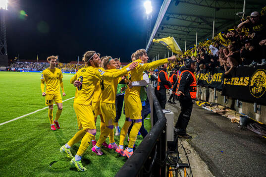 Jens Petter Hauge of Bodø/Glimt celebrates