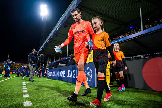 Goalkeeper Nikita Haikin of Bodø/Glimt