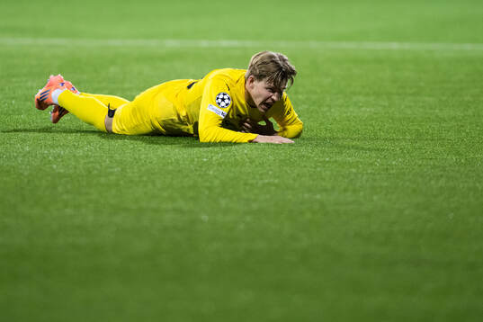 Jens Petter Hauge of Bodø/Glimt looks dejected